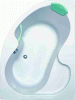 Kád ROSA 160x105 jobbos snowwhite