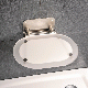Zuhanykabin ülőke CHROME CLEAR/STAINLESS