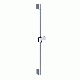 Flexibilisen állítható Chrome zuhanytartó rúd - 70 cm 974.00