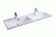 Flat Duo 1200 duplamosdó (fehér) nyílással